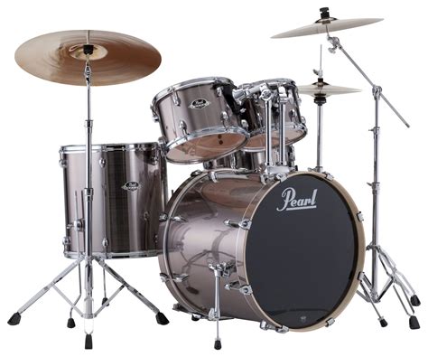 buy pearl drums export series piece drum set smokey chrome