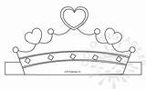 Carnival Princess Crown Coloring Posted Category sketch template