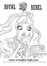 Blondie Coloring Cake Lockes High Ever After sketch template