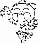 Coloring Pages Gumball Amazing Print Sorry Getcolorings Printable Getdrawings sketch template