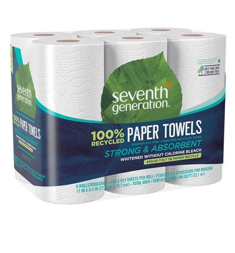 recycled paper towels white seventh generation