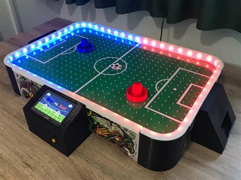 homemade table puts  soccer spin  air hockey arduino blog