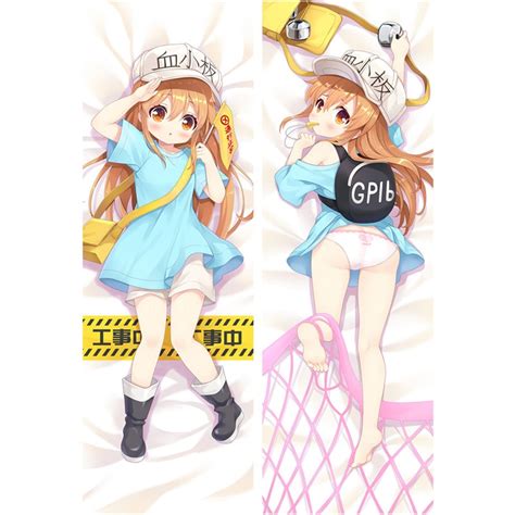 buy anime hataraku saibou pillow covers 3d two sides