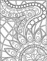 Coloring Pages Geometric Abstract Adults Pattern Mandala Book Adult Colouring Printable Sheets Kids App Detailed Abstrait Coloriage Patterns Doodle Visit sketch template