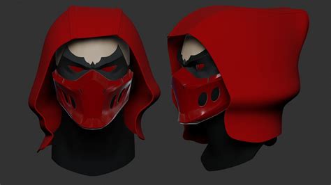 Red Hood Outlaw Mask 3d Model 3d Printable Cgtrader