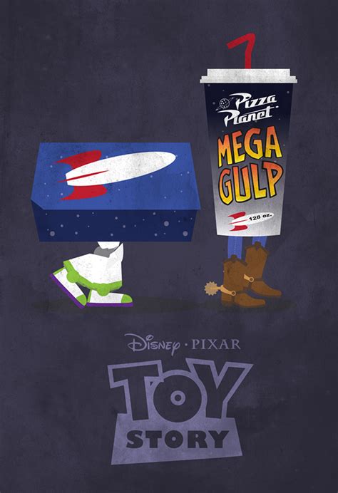 pixar posters  behance