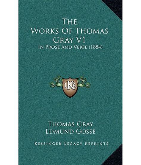 works  thomas gray   prose  verse  buy  works  thomas gray