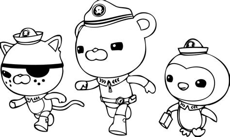 octonauts coloring pages  worksheets