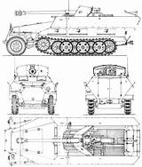 251 Kfz Sd Blueprint Military Tank Ww2 Drawing Tanks German Sdkfz Technical Drawings Panzer Army Vehicles Wwii Drawingdatabase Visit Armored sketch template