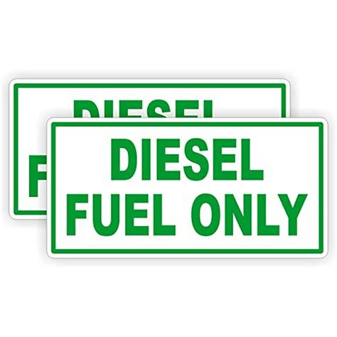 diesel fuel  vinyl decals stickers labels fuel transfer