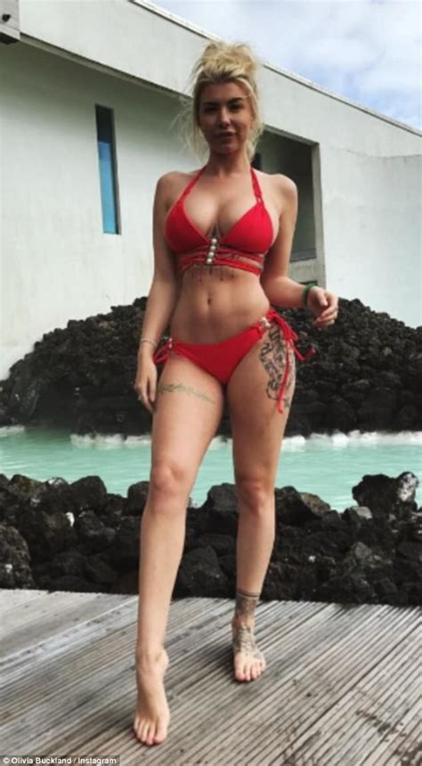 Olivia Buckland Hots Things Up In Iceland In Tiny Swimsuit