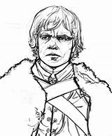 Lineart Lannister Tyrion Gameofthrones sketch template