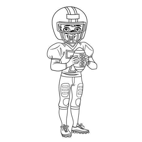 football coloring pages printable sports coloring activity pages