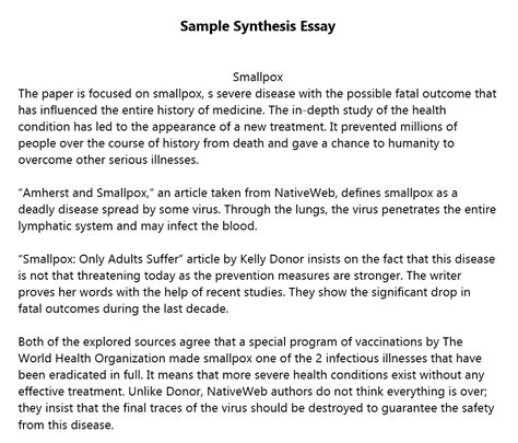 synthesis essay basic guide  writing  good essay wuzzupessay