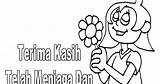 Mewarnai Anak Kasih Terima Kartini sketch template