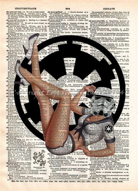 Pinup Girl Stormtrooper Star Wars Art Modern Pin Up Girl Etsy