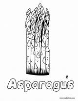 Asparagus Coloring Spargel Ausmalen Malbogen Hellokids Designlooter Drucken Farben sketch template