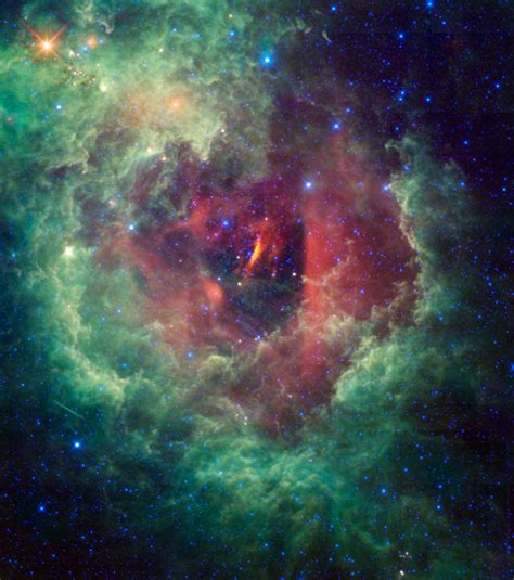 outer space romance behold  rose shaped nebula omega level