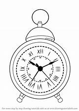 Clock Draw Vintage Drawing Step Items Old Learn Fashioned Getdrawings sketch template