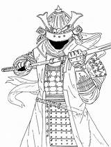 Samurai Samourai Coloriage Imprimer Rangers Frais Katana Colorier Incroyable Extraordinaire Samuray sketch template