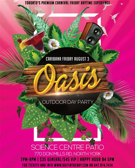 oasis outdoor day party