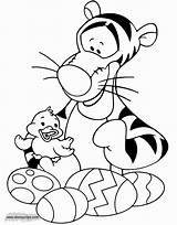 Easter Coloring Disney Pages Tigger Colouring Sheets Princess Kids Printable Holding Pooh Choose Board Winnie Disneyclips Pdf Drawing sketch template