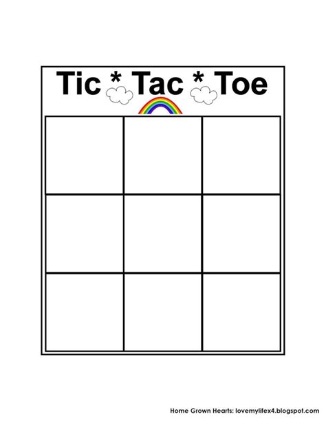 tic tac toe printable sheets    excellent resource