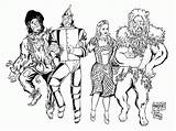 Wizard Oz Coloring Pages Emerald City Printable Characters Color Getcolorings Popular Print sketch template