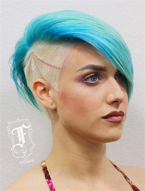 45 Undercut Hairstyles With Hair Tattoos For Women Fashionisers