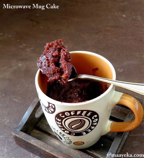 microwave chocolate mug cake recipe   minute eggless recipe maayeka