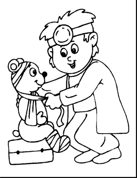 doctor  coloring sheets coloring pages