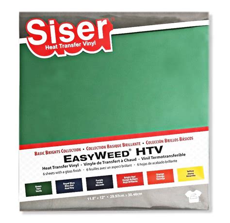 Siser Easyweed Heat Transfer Vinyl Basic Brights