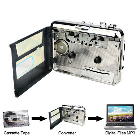 portable cassette player cassette to mp3 converter capture cassette