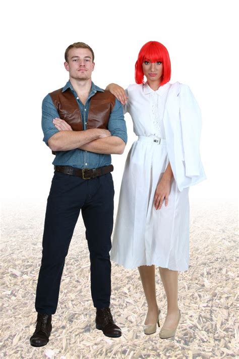 Diy Jurassic World Costumes Clare Dearing And Owen Grady