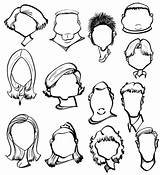 Draw Cartoon Face Faces Drawing Cartoons Step Learn Eyes Drawings Sketch Beginners Tutorial Realistic People Sketches Hair Choose Caricature Shapes sketch template