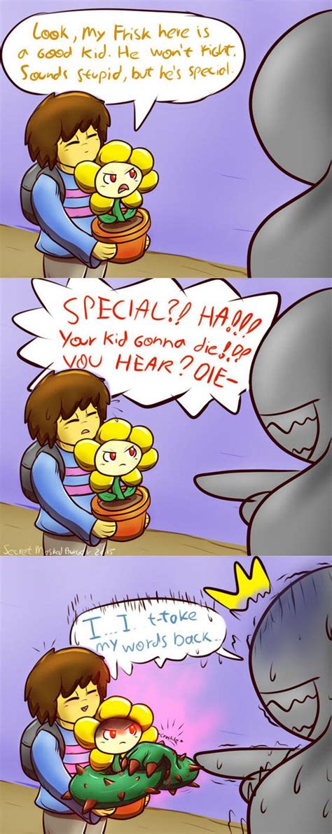 What Flowey Thinks About Frisk Undertale Comic Funny