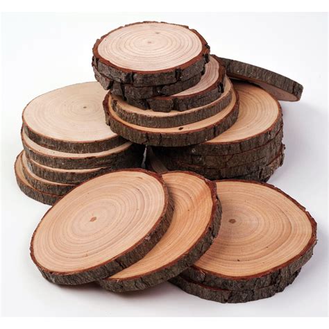 cm wood slices  pack stringybark supplies