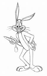 Carrot Looney Tunes Getcolorings sketch template