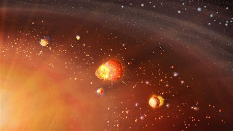 solar system formation   steps explains composition  features  planets asteroids