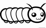 Coloring Pages Caterpillar Printable Hungry Kids sketch template