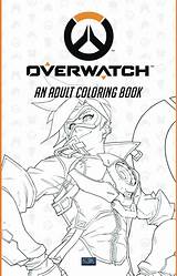 Overwatch Coloring Book Adult Sc Comic Thrilling Previewsworld Volume sketch template