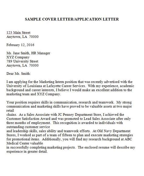 nigeria application letter format   write  application letter