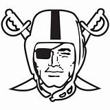 Raiders Logo Oakland Drawing Coloring Clipart Pages Football Teams Vegas Transparent Clip Sketch Head Nfl Skull Cliparts Helmet Drawings Logos sketch template