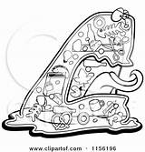 Blob Garbage Clipart Cory Thoman Outlined sketch template