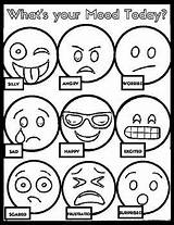 Sel Emotional Mood Emotions Correlates sketch template