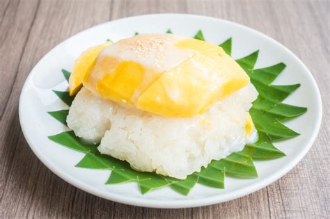 easy mango sticky rice recipe  classic thai dessert  thailand