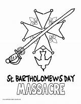 Massacre Bartholomew sketch template
