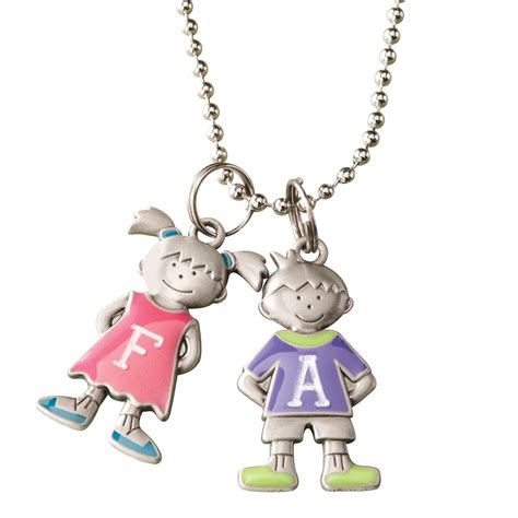 personalized character charm necklace   charms personal creations gifts  gifts