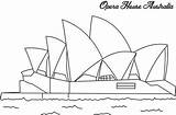 Opera House Sydney Coloring Australia Sidney Pages Famous Ready Kids Colouring Kidsplaycolor Bridge Drawing Template sketch template