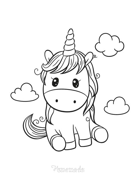 baby unicorn coloring pages wickedgoodcause